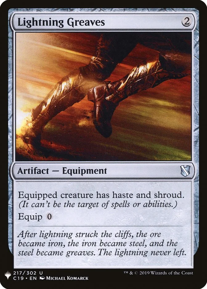 Lightning Greaves (The List) - Magic: The Gathering in TCG Land