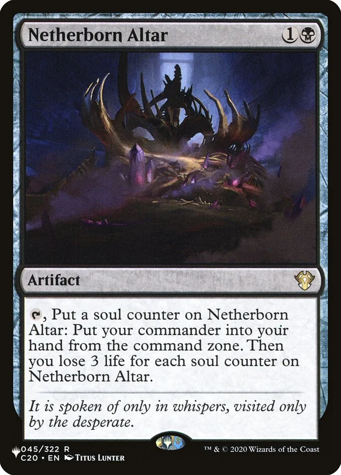 Netherborn Altar (The List) - Magic: The Gathering in TCG Land