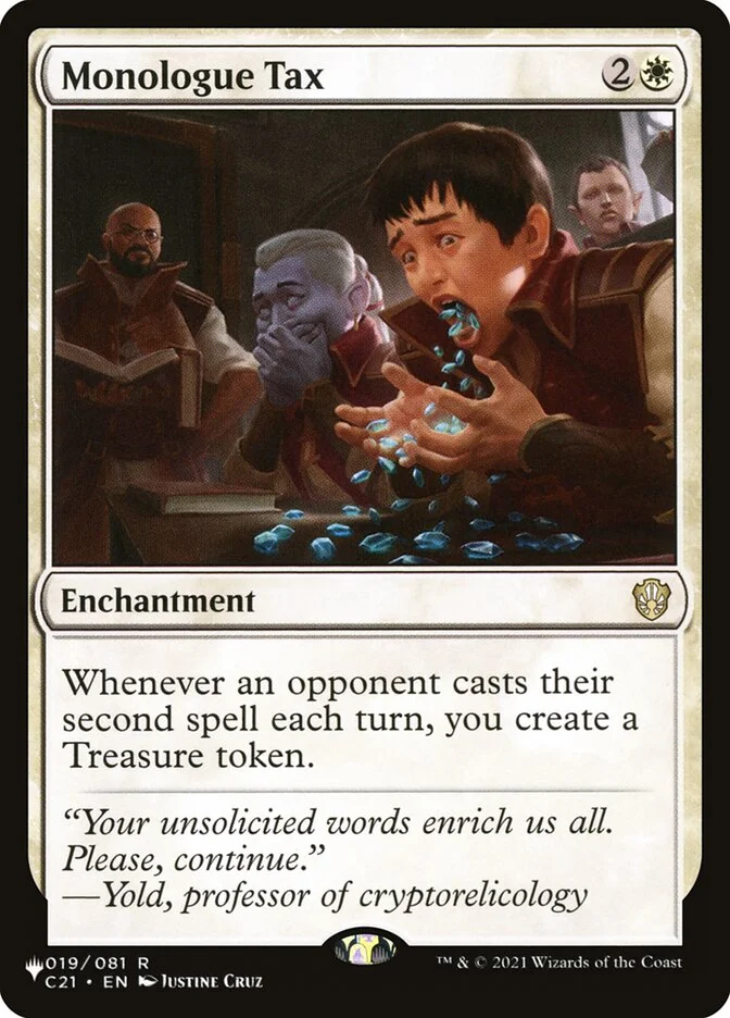 Monologue Tax (The List) - Magic: The Gathering in TCG Land