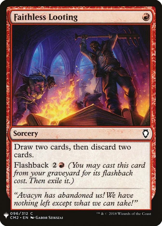 Faithless Looting (The List) - Magic: The Gathering in TCG Land