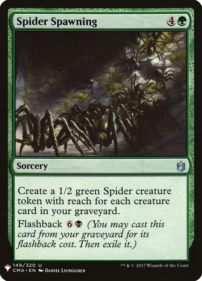 Spider Spawning (The List) - Magic: The Gathering in TCG Land México