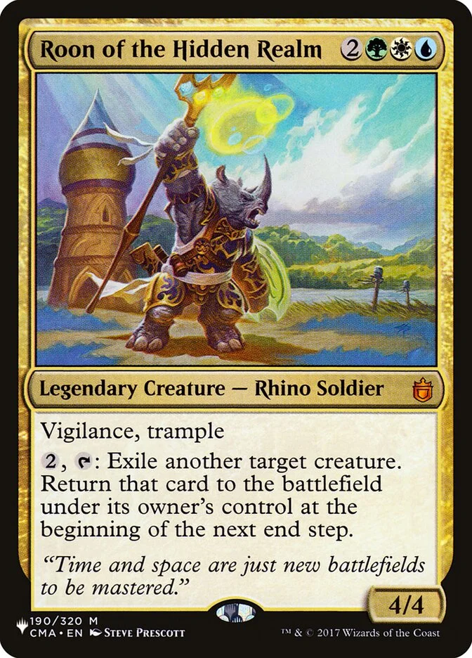 Roon of the Hidden Realm (The List) - Magic: The Gathering in TCG Land México