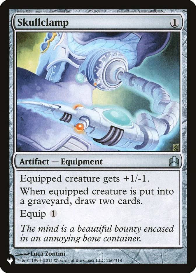 Skullclamp (The List) - Magic: The Gathering in TCG Land