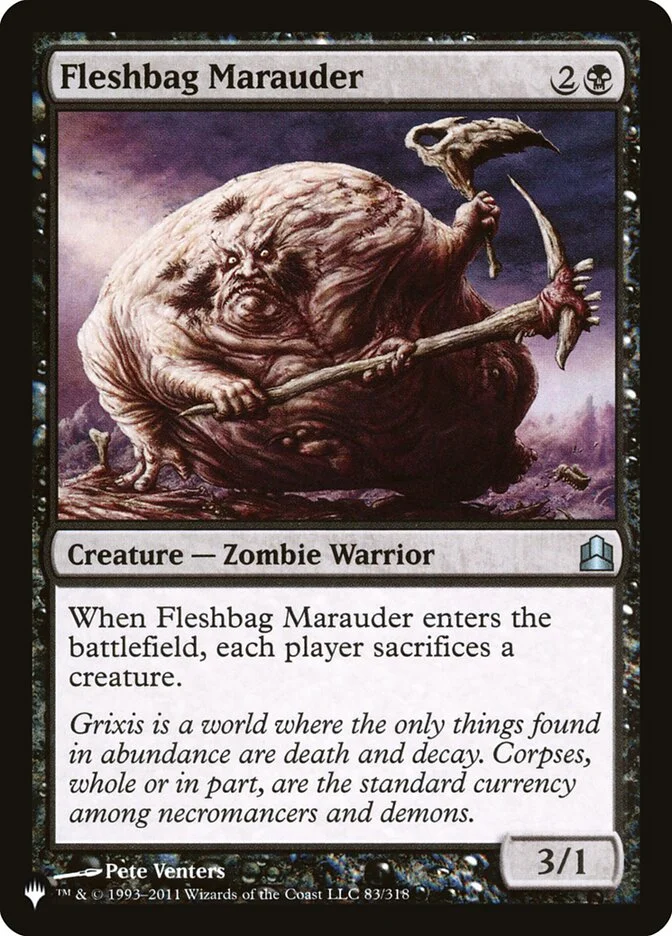 Fleshbag Marauder (The List) - Magic: The Gathering in TCG Land