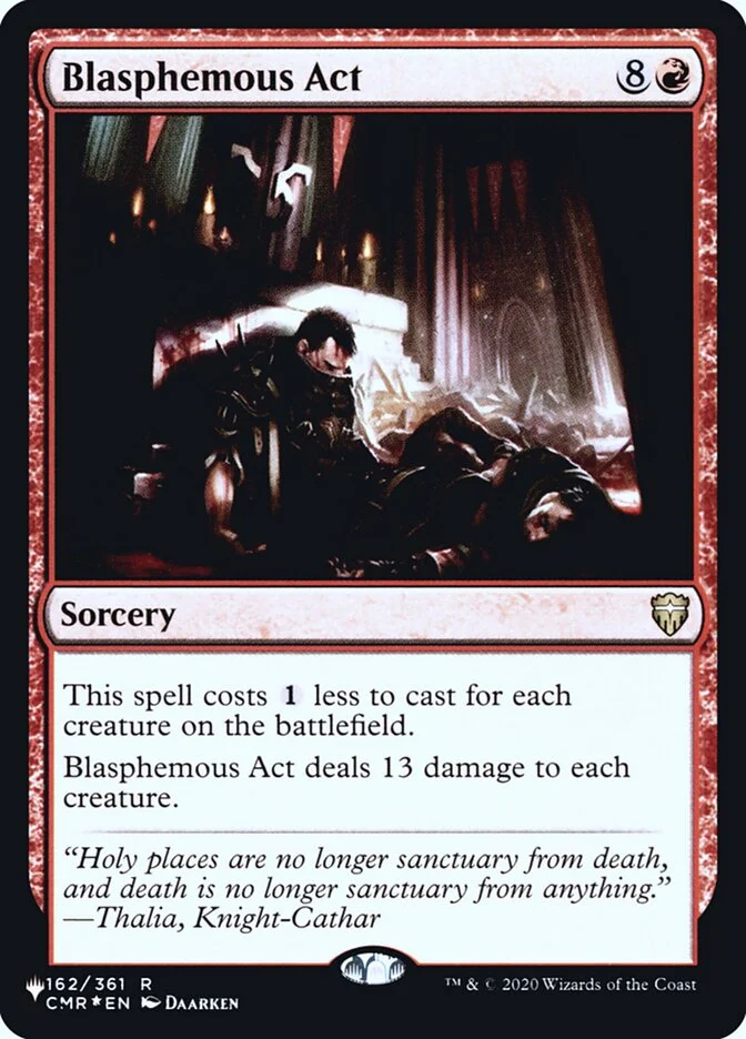 Blasphemous Act (The List) - Magic: The Gathering in TCG Land
