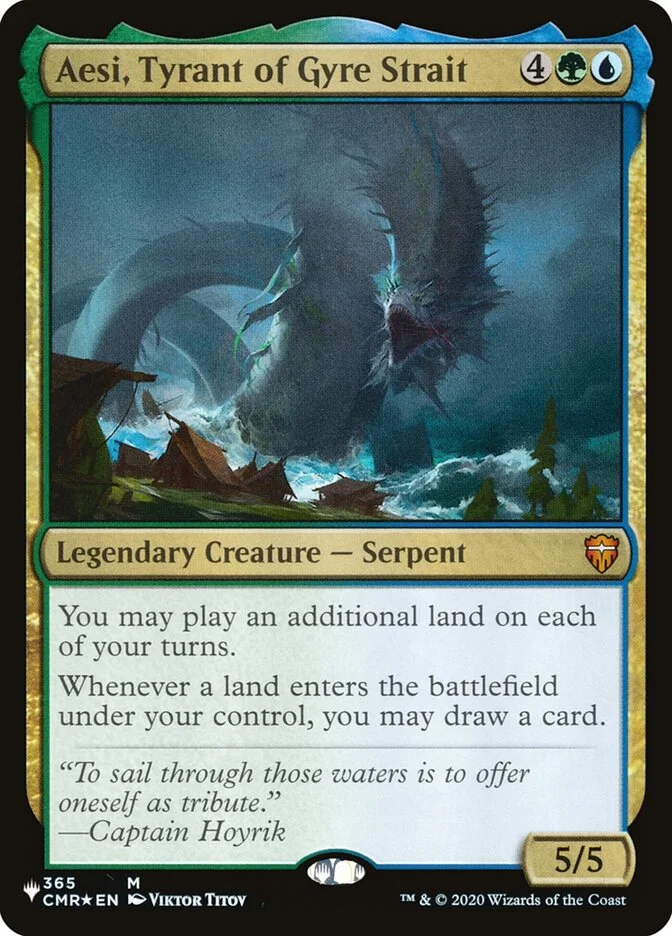 Aesi, Tyrant of Gyre Strait (The List) - Magic: The Gathering in TCG Land