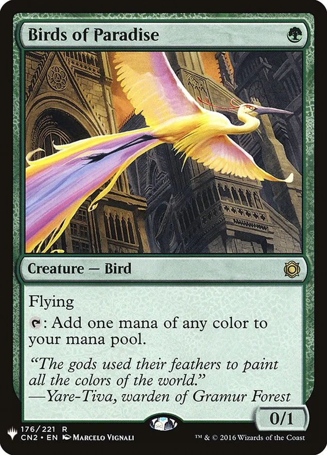 Birds of Paradise (The List) - Magic: The Gathering in TCG Land
