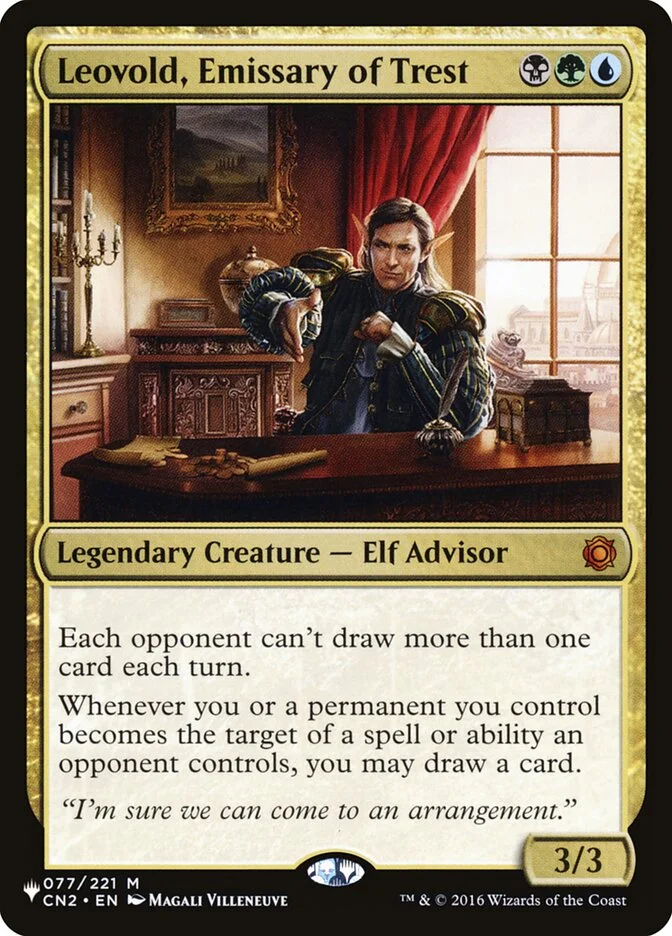 Leovold, Emissary of Trest (The List) - Magic: The Gathering in TCG Land