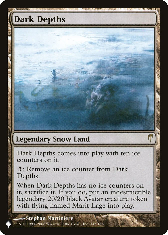 Dark Depths (The List) - Magic: The Gathering in TCG Land