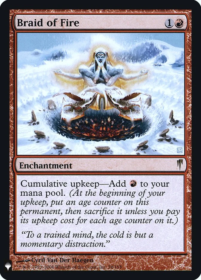 Braid of Fire (The List) - Magic: The Gathering in TCG Land
