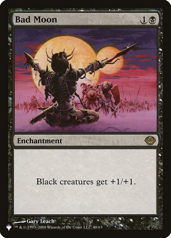 Bad Moon (The List) - Magic: The Gathering in TCG Land