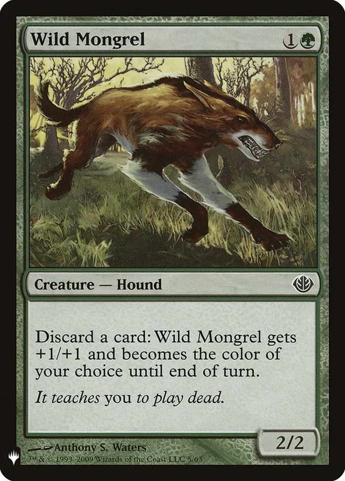 Wild Mongrel (The List) - Magic: The Gathering in TCG Land