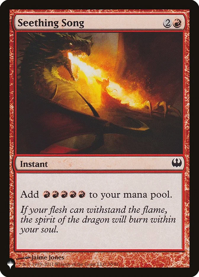 Seething Song (The List) - Magic: The Gathering in TCG Land