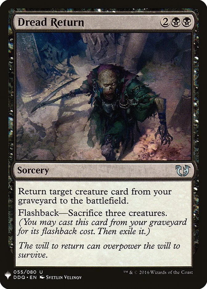 Dread Return (The List) - Magic: The Gathering in TCG Land