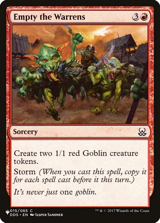 Empty the Warrens (The List) - Magic: The Gathering in TCG Land