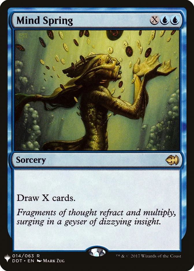 Mind Spring (The List) - Magic: The Gathering in TCG Land