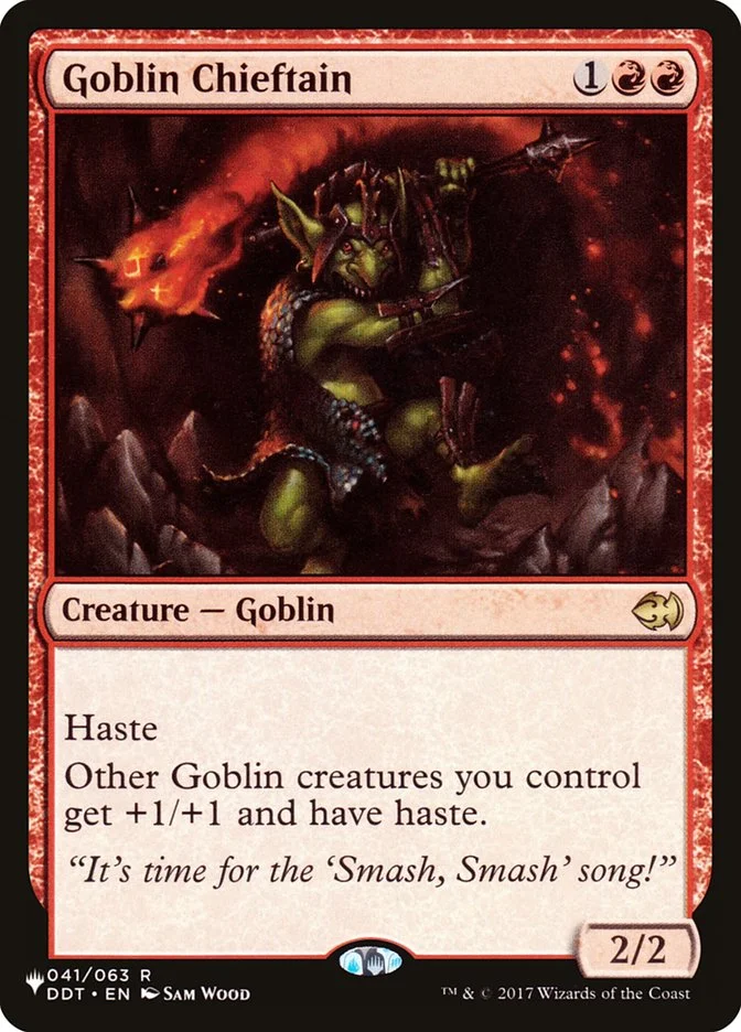 Goblin Chieftain (The List) - Magic: The Gathering in TCG Land
