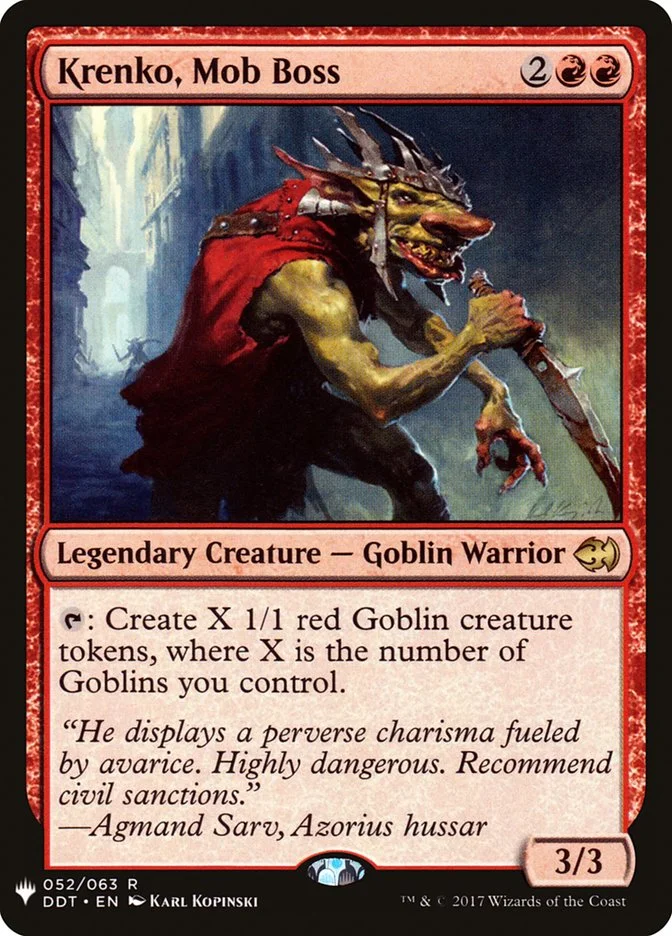 Krenko, Mob Boss (The List) - Magic: The Gathering in TCG Land