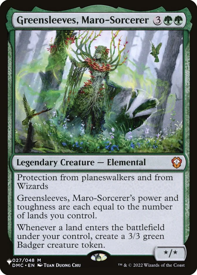Greensleeves, Maro-Sorcerer (The List) - Magic: The Gathering in TCG Land