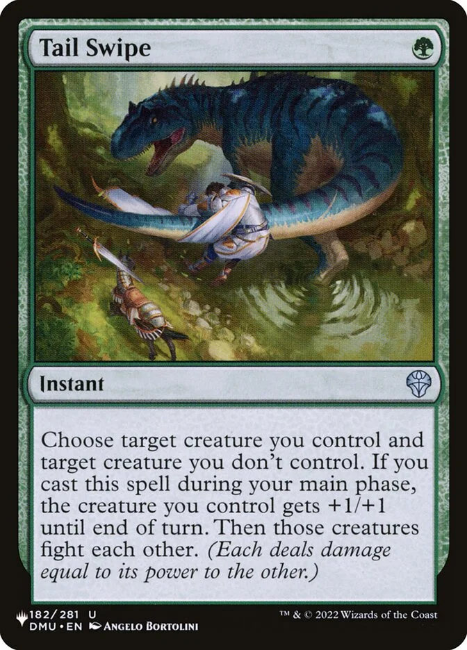 Tail Swipe (The List) - Magic: The Gathering in TCG Land
