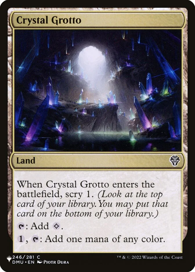 Crystal Grotto (The List) - Magic: The Gathering in TCG Land