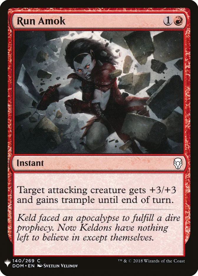 Run Amok (The List) - Magic: The Gathering in TCG Land