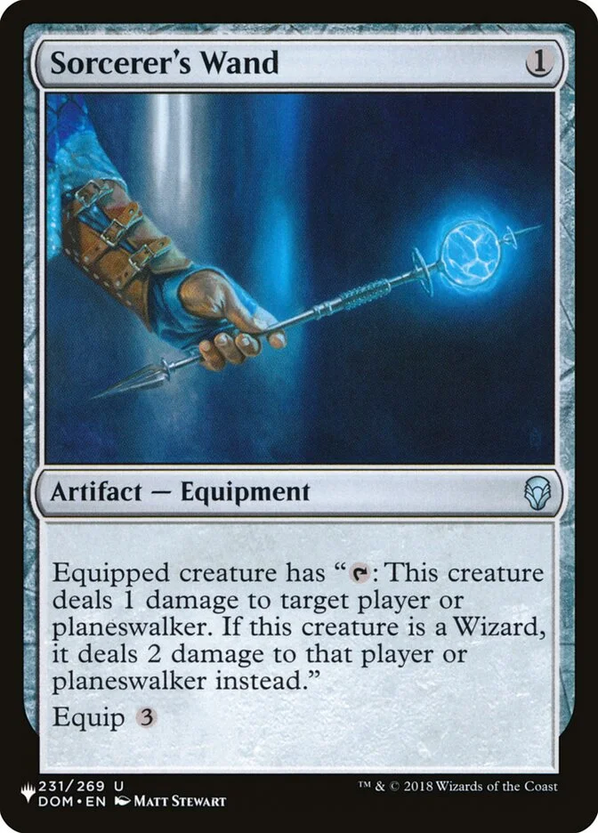 Sorcerer's Wand (The List) - Magic: The Gathering in TCG Land