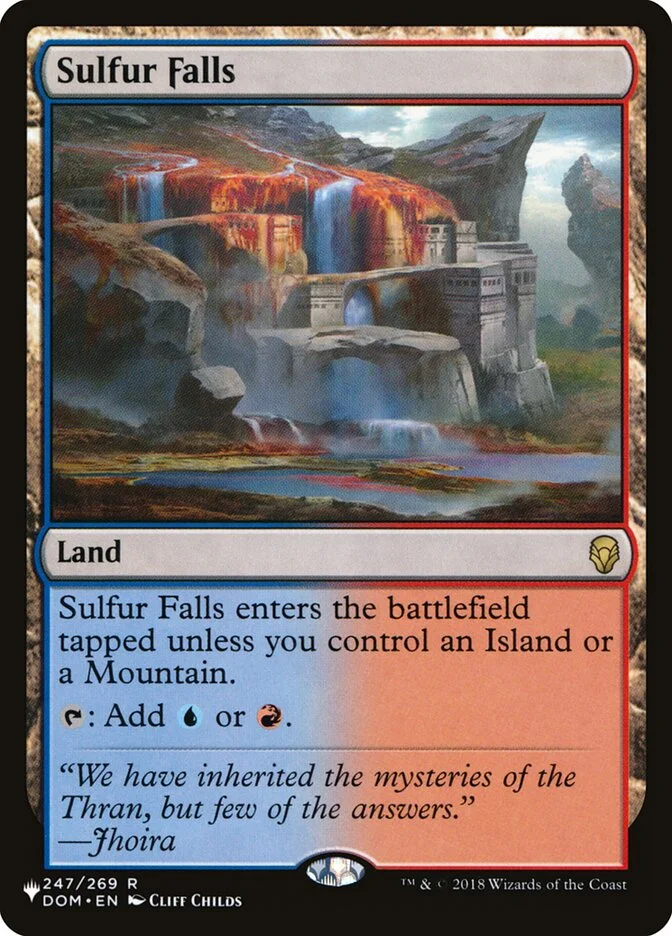 Sulfur Falls (The List) - Magic: The Gathering in TCG Land