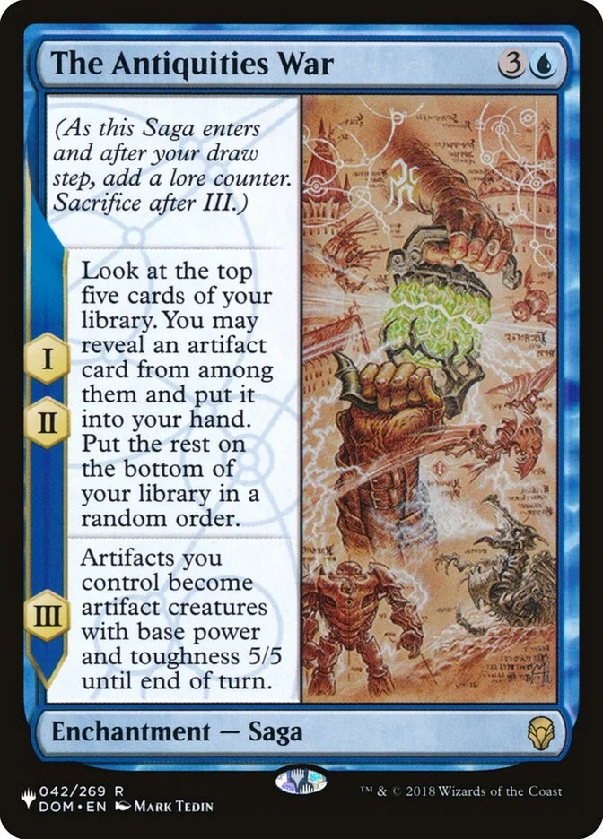 The Antiquities War (The List) - Magic: The Gathering in TCG Land