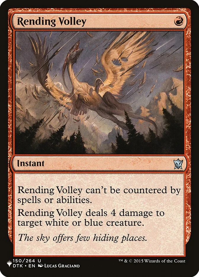 Rending Volley (The List) - Magic: The Gathering in TCG Land