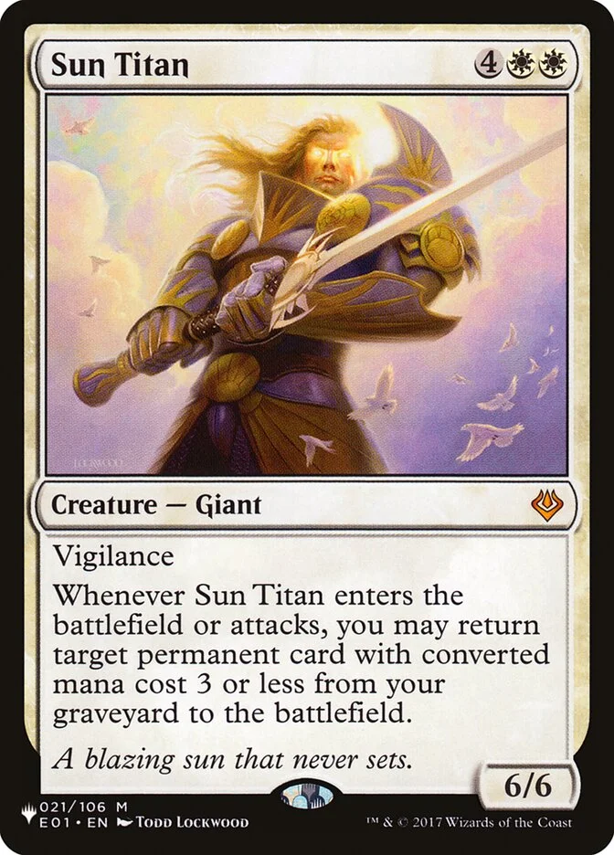 Sun Titan (The List) - Magic: The Gathering in TCG Land