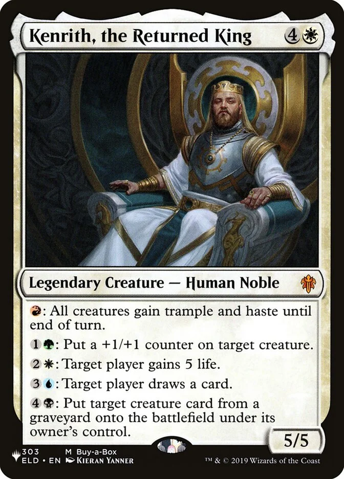 Kenrith, the Returned King (The List) - Magic: The Gathering in TCG Land