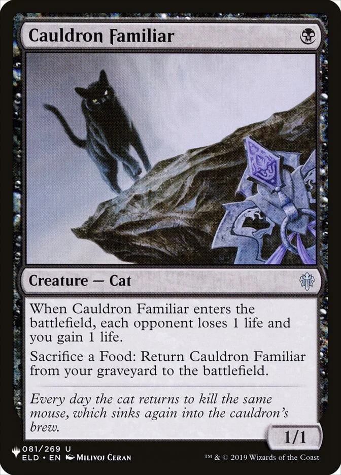 Cauldron Familiar (The List) - Magic: The Gathering in TCG Land