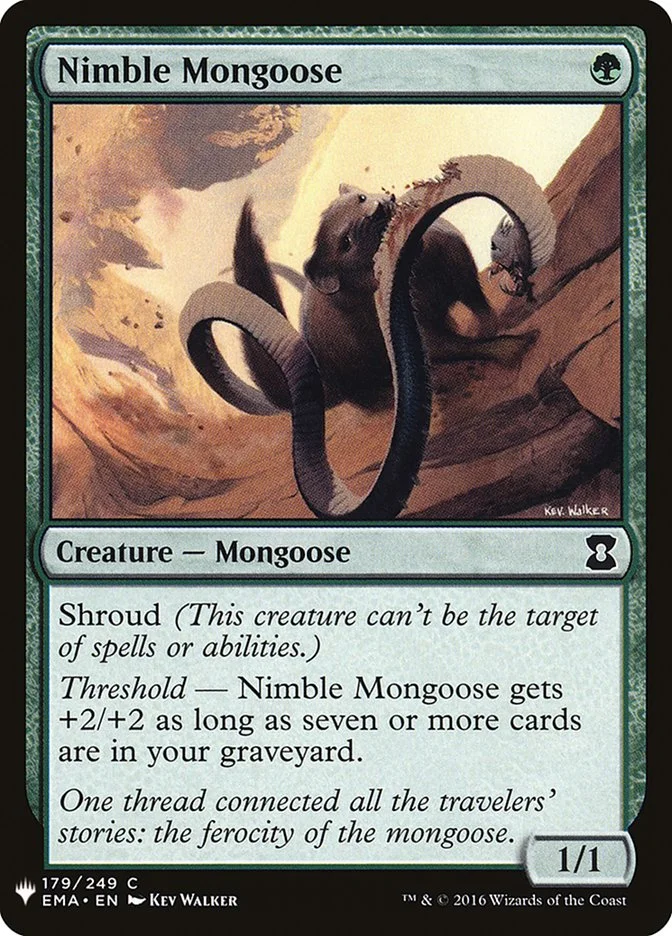 Nimble Mongoose (The List) - Magic: The Gathering in TCG Land