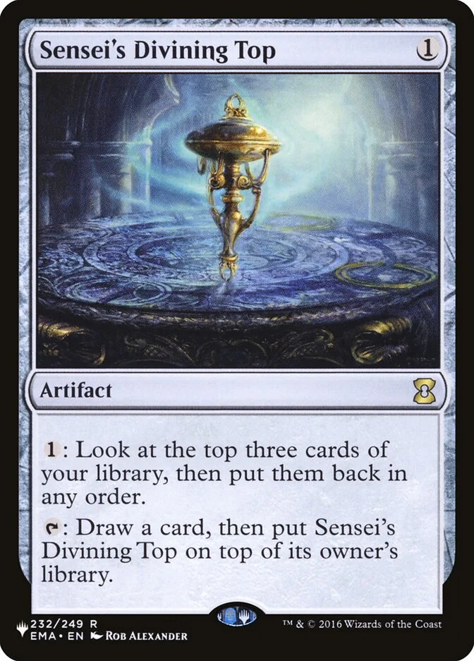 Sensei's Divining Top (The List) - Magic: The Gathering in TCG Land