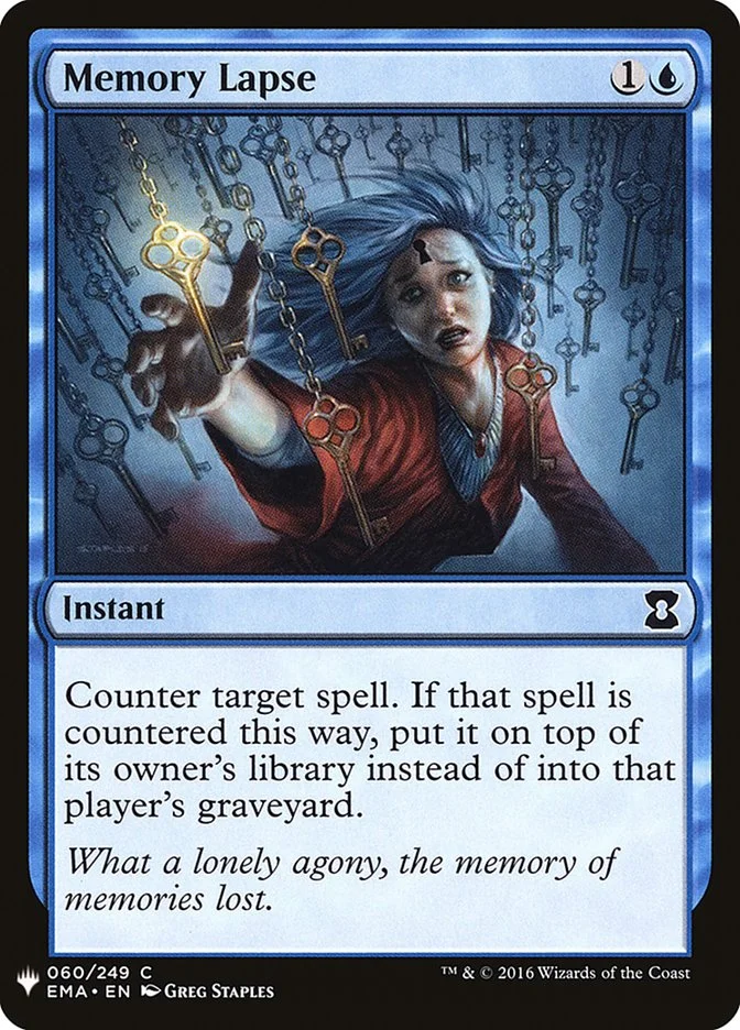 Memory Lapse (The List) - Magic: The Gathering in TCG Land