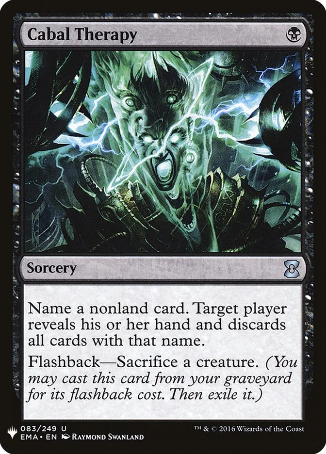 Cabal Therapy (The List) - Magic: The Gathering in TCG Land