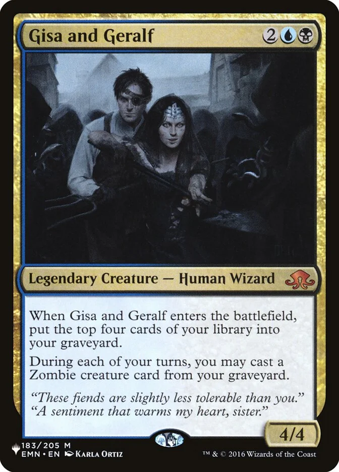 Gisa and Geralf (The List) - Magic: The Gathering in TCG Land