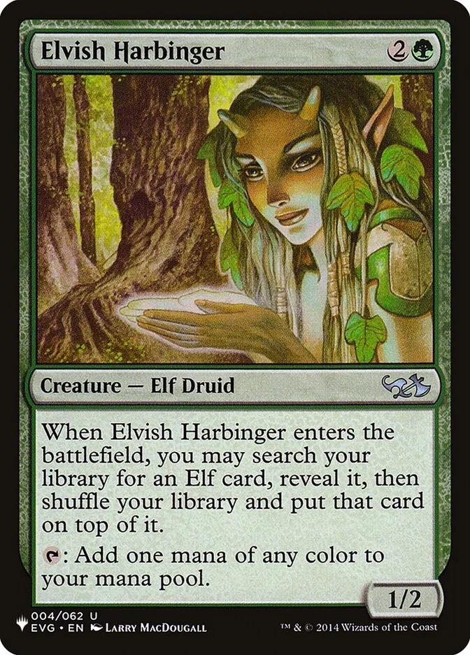 Elvish Harbinger (The List) - Magic: The Gathering in TCG Land