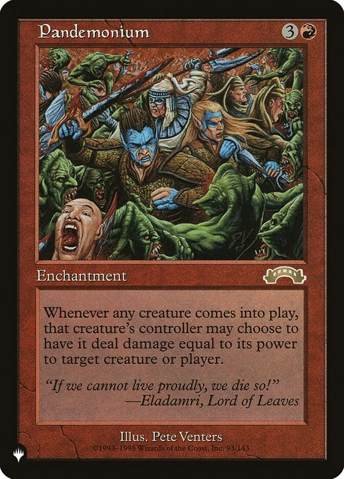 Pandemonium (The List) - Magic: The Gathering in TCG Land