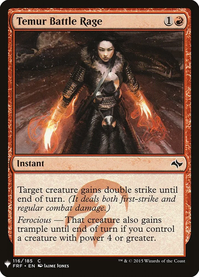 Temur Battle Rage (The List) - Magic: The Gathering in TCG Land