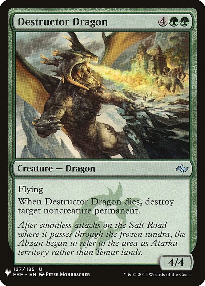 Destructor Dragon (The List) - Magic: The Gathering in TCG Land