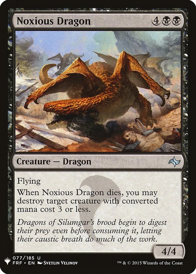 Noxious Dragon (The List) - Magic: The Gathering in TCG Land