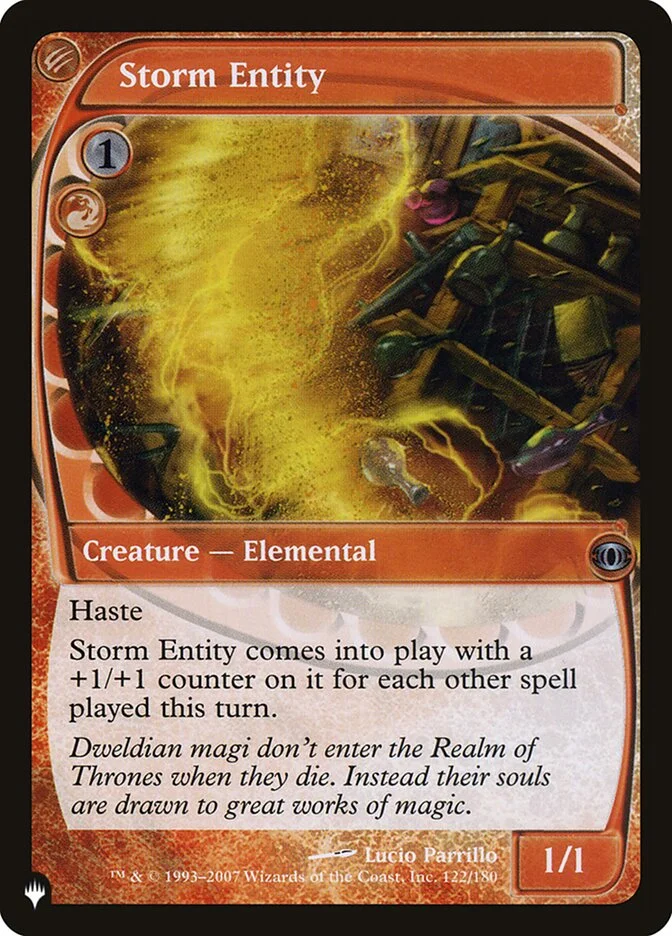 Storm Entity (The List) - Magic: The Gathering in TCG Land