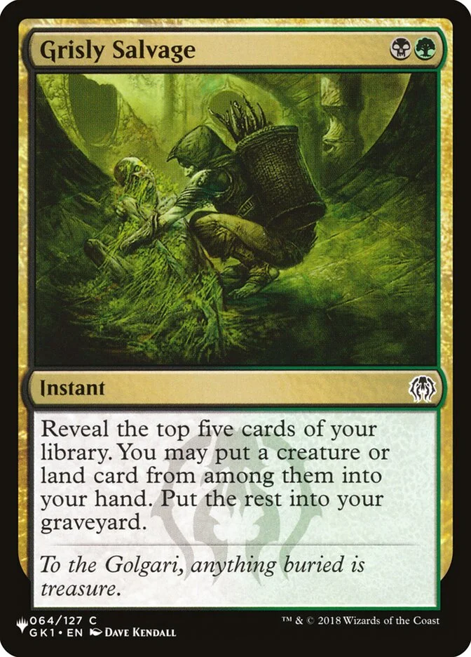 Grisly Salvage (The List) - Magic: The Gathering in TCG Land
