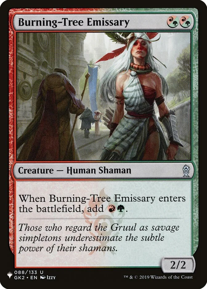 Burning-Tree Emissary (The List) - Magic: The Gathering in TCG Land México