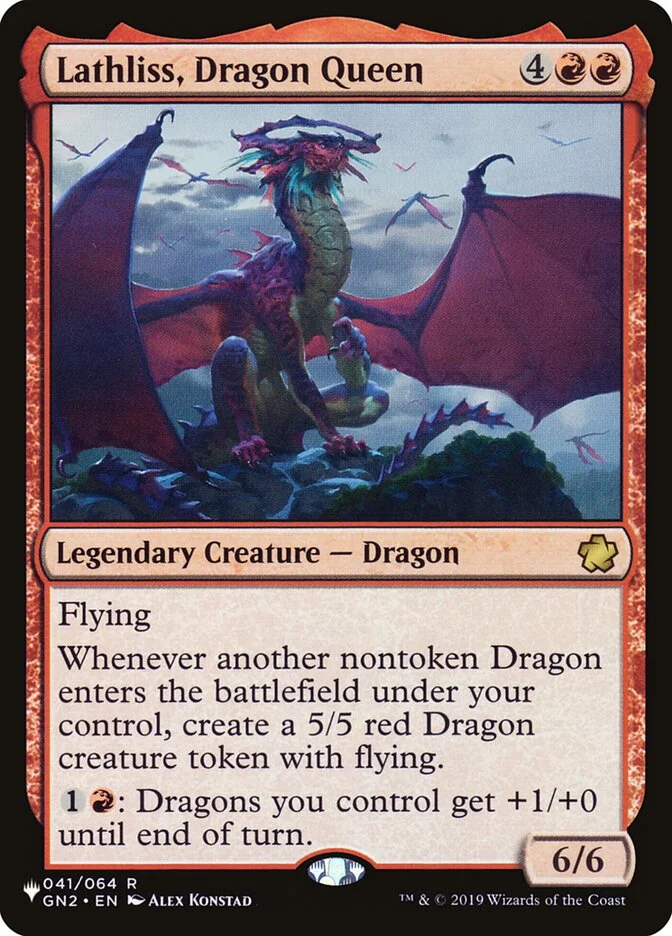 Lathliss, Dragon Queen (The List) - Magic: The Gathering in TCG Land