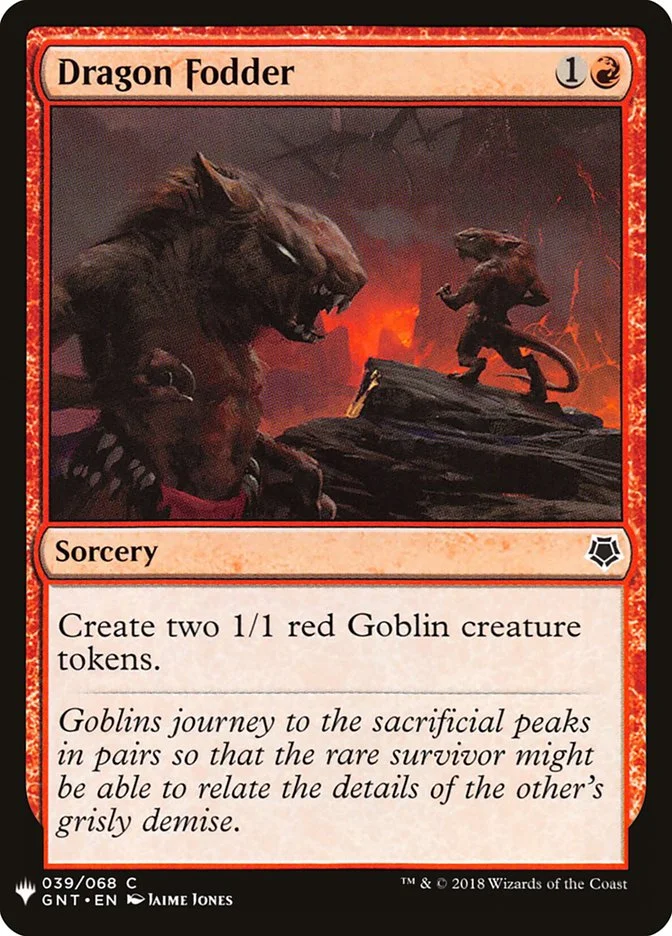 Dragon Fodder (The List) - Magic: The Gathering in TCG Land