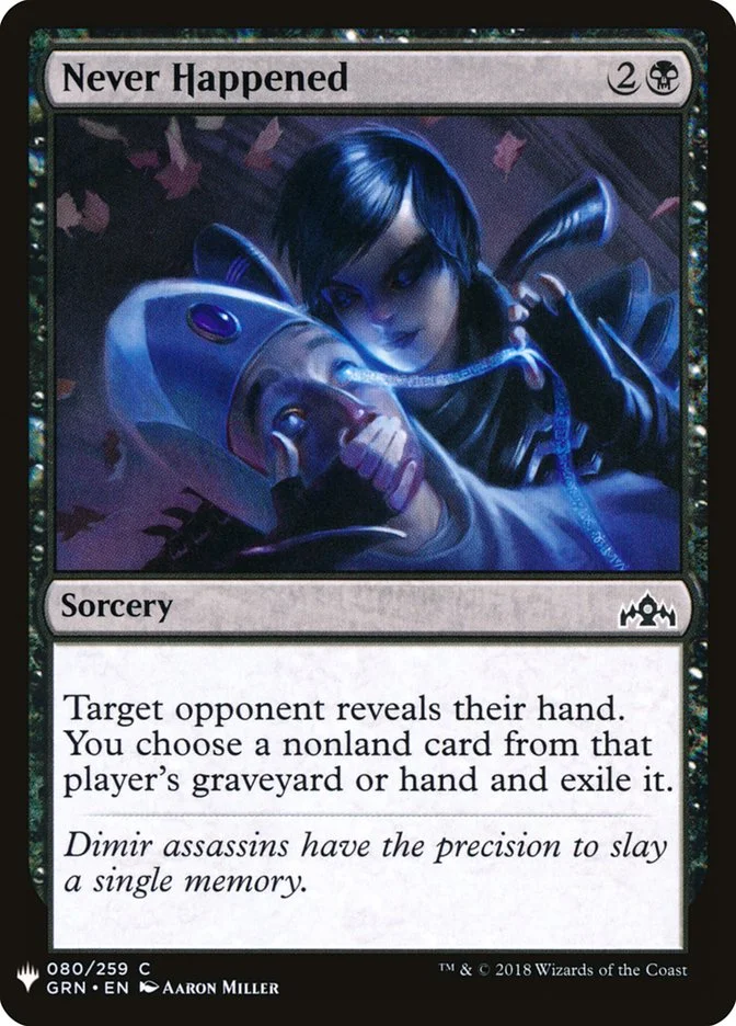 Never Happened (The List) - Magic: The Gathering in TCG Land