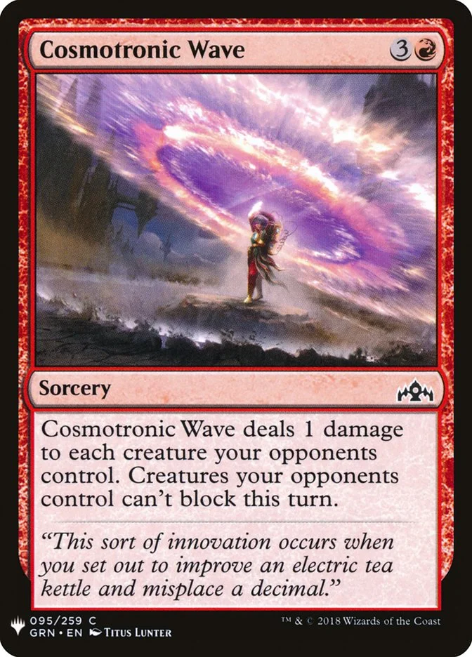 Cosmotronic Wave (The List) - Magic: The Gathering in TCG Land